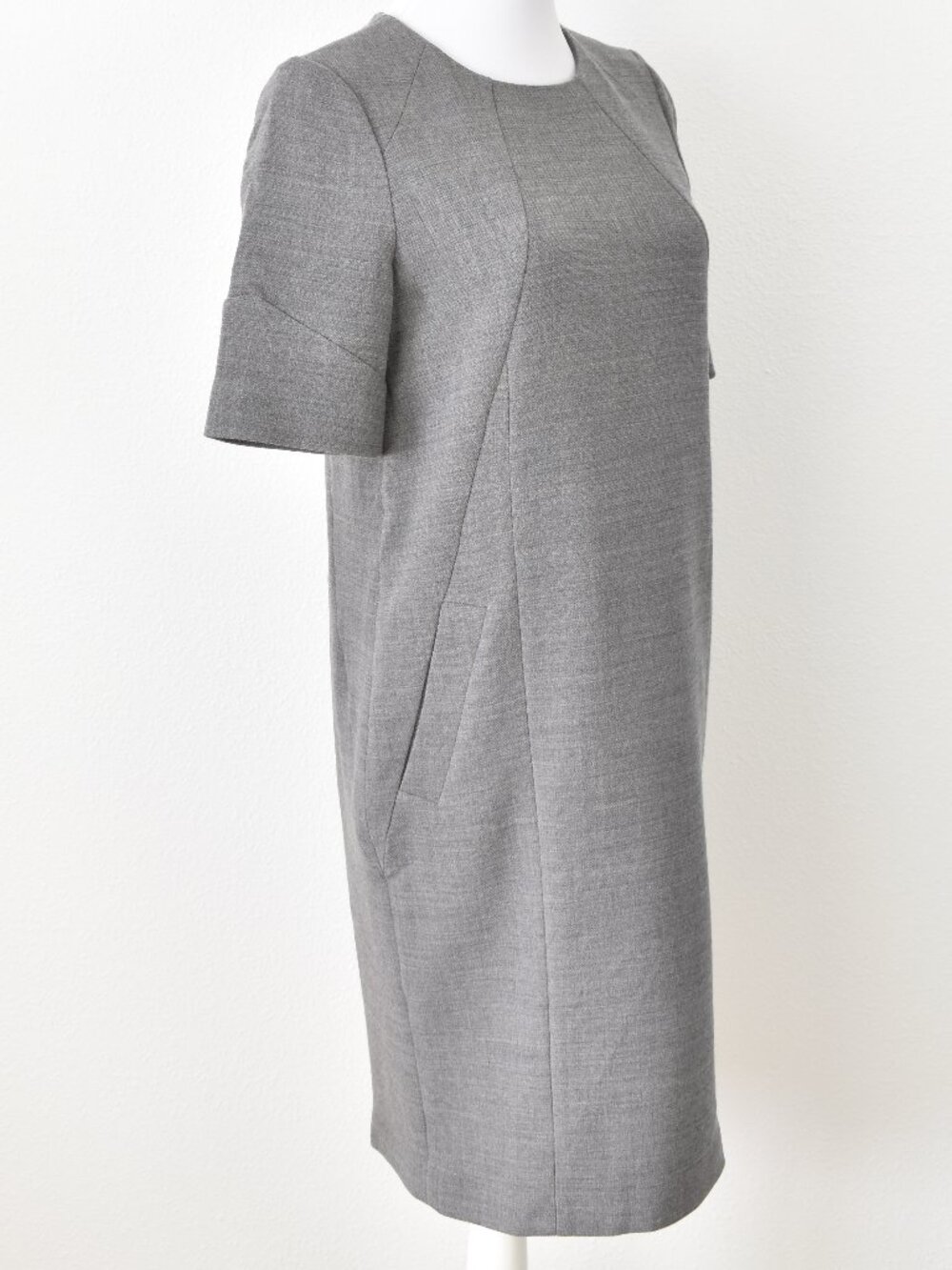 Brooks Brothers Seam Wool Sheath Dress - 4 - Picture 9 of 10